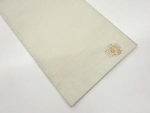 松竹梅模様刺繍袋帯